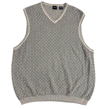 Load image into Gallery viewer, 100% Cotton Pullover V Neck Sweater Vest Size Large