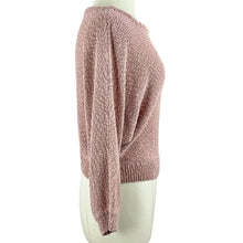 Load image into Gallery viewer, Cropped Knit Muave Sweater Size Small