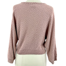Load image into Gallery viewer, Cropped Knit Muave Sweater Size Small