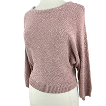 Load image into Gallery viewer, Cropped Knit Muave Sweater Size Small