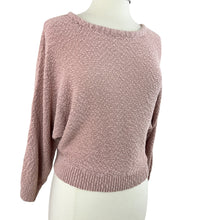Load image into Gallery viewer, Cropped Knit Muave Sweater Size Small