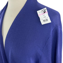 Load image into Gallery viewer, Anne Klein Purple Jersey Knit Duster Size 3XL