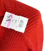 Load image into Gallery viewer, Orange Ruffle Bell Sleeve Knit Cardigan Size S/M