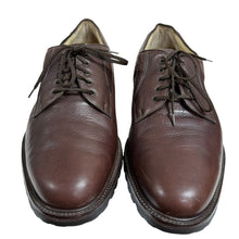 Load image into Gallery viewer, Vintage Faconnable Lug Sole Brown Leather Derby Shoes Size 11 W