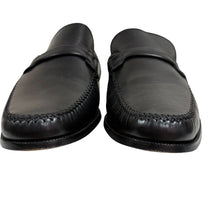 Load image into Gallery viewer, Vintage 90s Bruno Magli Black Leather Loafers Size 9.5