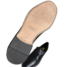 Load image into Gallery viewer, Vintage 90s Bruno Magli Black Leather Loafers Size 9.5