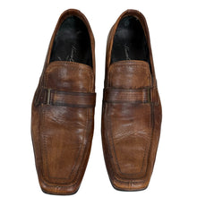 Load image into Gallery viewer, Kenneth Cole Cognac Leather Loafers 8.5