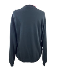 Load image into Gallery viewer, Black Vintage Christmas Sweatshirt with Santa Size Large