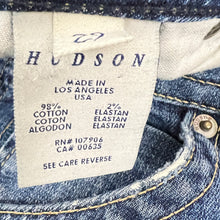 Load image into Gallery viewer, Hudson Y2K Low Rise Flares Size 29