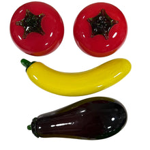 Load image into Gallery viewer, Mid Century Veggie Art Glass Set