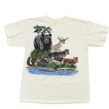 Load image into Gallery viewer, Vintage Single Stitch Harlequin Wildlife T-Shirt Size Medium