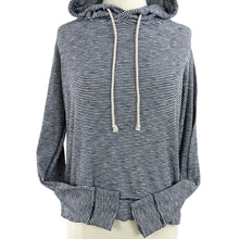 Load image into Gallery viewer, J Crew Striped Light Weight Hoodie Size S