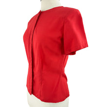 Load image into Gallery viewer, Vintage 80s Boxy Red Blazer & Top Set Size 4