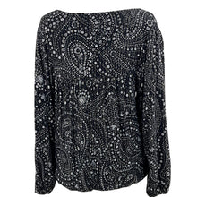 Load image into Gallery viewer, Savanna Jane Embroidered Floral Boho Peasant Top Size S