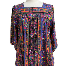 Load image into Gallery viewer, VTG 80s 100% Cotton Midi Caftan Size Medium