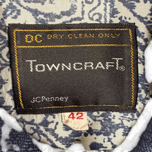 Load image into Gallery viewer, Vintage 70s Dagger Collar Towncraft Denim Workwear Shirt Jacket size 42
