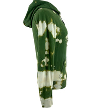 Load image into Gallery viewer, Y2K Green Tie Dye Hoodie Size Small