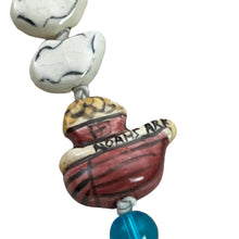 Load image into Gallery viewer, Noah's Ark Ceramic Necklace 15"