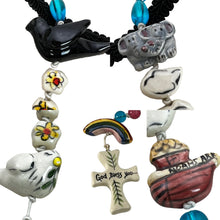 Load image into Gallery viewer, Noah's Ark Ceramic Necklace 15"