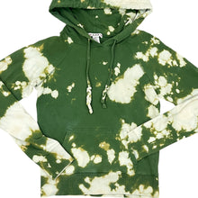 Load image into Gallery viewer, Y2K Green Tie Dye Hoodie Size Small
