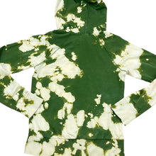Load image into Gallery viewer, Y2K Green Tie Dye Hoodie Size Small