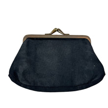 Load image into Gallery viewer, Western Germany Black Embroidered Roses Coin Purse