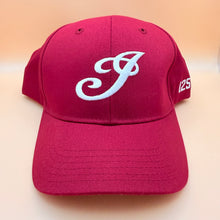 Load image into Gallery viewer, Indian Motorcycle 125th Anniversary Red Script I Logo Baseball Cap Adjustable