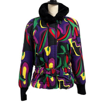 Load image into Gallery viewer, VTG 1980s Mondi Abstract Puffer Jacket