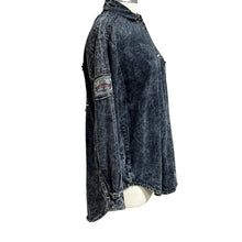 Load image into Gallery viewer, Vintage Traffic Ltd Acid Wash Denim Shirt Size Medium