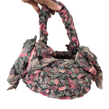 Load image into Gallery viewer, Vintage 70s Hand Woven Rag Easter Basket