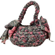 Load image into Gallery viewer, Vintage 70s Hand Woven Rag Easter Basket