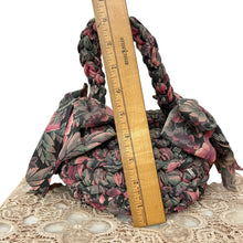 Load image into Gallery viewer, Vintage 70s Hand Woven Rag Easter Basket