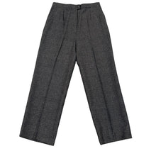 Load image into Gallery viewer, Vintage 80s Brown Houndstooth High Waist Pleated Trousers ILGWU Made in USA