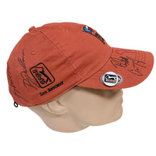 Load image into Gallery viewer, Valero Texas Open Multi Signed Autographed Burnt Orange Golf Hat Ahead PGA Tour