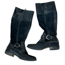 Load image into Gallery viewer, Timberland Bethel Black Leather Knee High Boots Size 7M