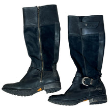 Load image into Gallery viewer, Timberland Bethel Black Leather Knee High Boots Size 7M