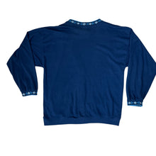 Load image into Gallery viewer, Vintage 90s Navy Blue Cardigan Size Medium