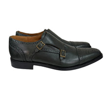 Load image into Gallery viewer, Girotti Handcrafted Monk Strap Italian Leather Shoes Size 43 (US 10)
