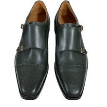 Load image into Gallery viewer, Girotti Handcrafted Monk Strap Italian Leather Shoes Size 43 (US 10)