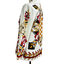 Load image into Gallery viewer, 60s 70s Geometric Women Button-Up Shirt