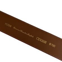 Load image into Gallery viewer, Vintage 80s Red Leather Cinch Belt Size Medium