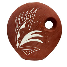 Load image into Gallery viewer, Vintage Native American Eagle Pottery Vase 11"