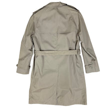 Load image into Gallery viewer, 1960s Khaki Trench Coat with Removable Faux Fur Lining 40 L