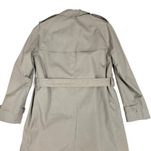 Load image into Gallery viewer, 1960s Khaki Trench Coat with Removable Faux Fur Lining 40 L