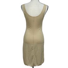 Load image into Gallery viewer, 1980s Italy Beige Nylon Slip Embroidered Floral Detail Size 2