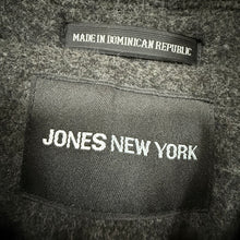 Load image into Gallery viewer, Jones New York Men’s Wool Toggle Coat Charcoal Gray Plaid Lining Size XXL