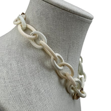 Load image into Gallery viewer, BR Enamel & Gold Paper Clip Chain Necklace & Bracelet Set