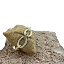 Load image into Gallery viewer, BR Enamel & Gold Paper Clip Chain Necklace & Bracelet Set