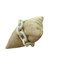 Load image into Gallery viewer, BR Enamel & Gold Paper Clip Chain Necklace & Bracelet Set