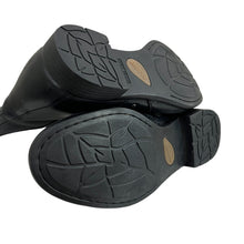 Load image into Gallery viewer, Born Tall Black Leather Studded Boots Size 6.5